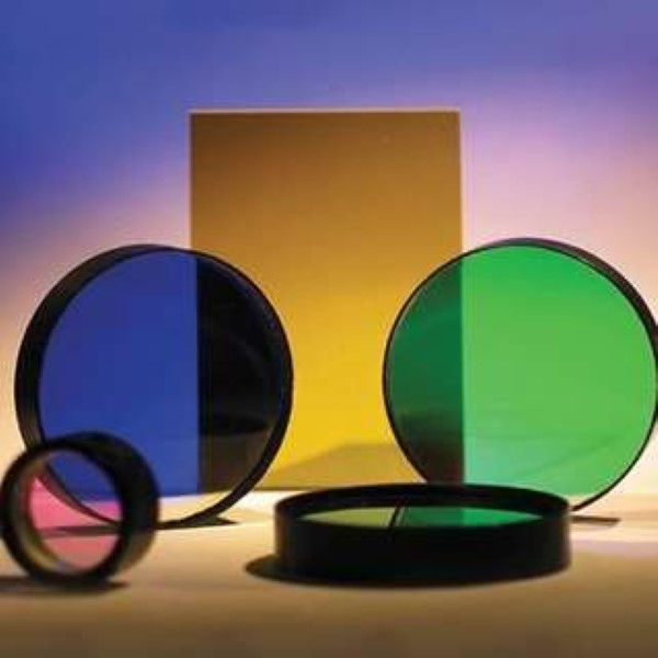Anpassbare runde optische Glasfilter Farbglasfilter zur Farbtrennung